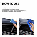 Car Plastic Restorer Trim Cleaner Foam Applicator - Safe Auto Detailing by Deal US