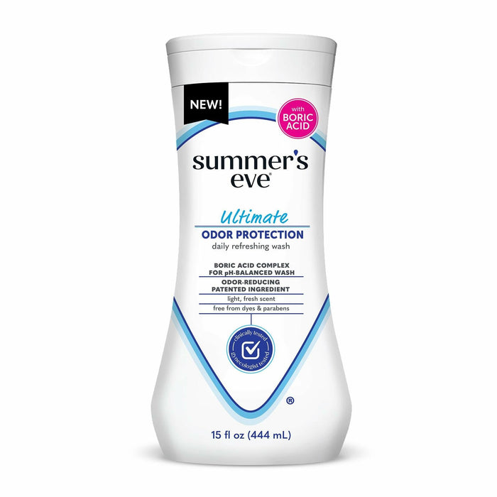 Summer's Eve Ultimate Odor Control Feminine Body Wash with Boric Acid, 15 Fl Oz by Deal US