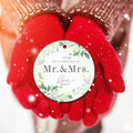 XKDOUS 2024 1st Christmas Mr & Mrs Ceramic Ornament Wedding Gift by Deal US