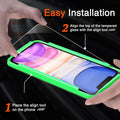 Milomdoi iPhone 11 Screen & Camera Protector 4 Pack, Tempered Glass by Deal US