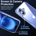 MOZOTER iPhone 16 Plus Case Clear Slim Shockproof Anti-Yellowing 6.7 inch by Deal US