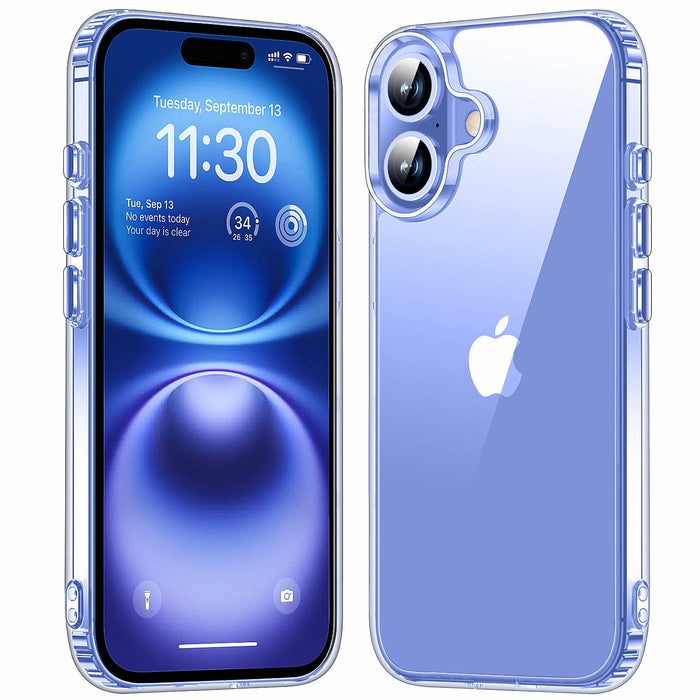 MOZOTER iPhone 16 Plus Case Clear Slim Shockproof Anti-Yellowing 6.7 inch by Deal US