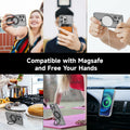 Vongong iPhone 16 Pro Max Gray Magnetic Case Drop-Proof with 360° Ring Stand by Deal US