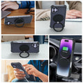 FUGTBLESS iPhone 16 Case 6.1" Translucent Magnetic O-Ring 360° Stand by Deal US