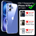 MOZOTER iPhone 16 Plus Case Clear Slim Shockproof Anti-Yellowing 6.7 inch by Deal US