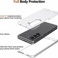 Clear Case Samsung Galaxy Z Fold 6 Ultra-thin Transparent Hard PC Cover by Deal US