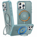 CHAOFEnG iPhone 15 Pro Case 360° Rotatable Stand Magnetic Teal Green by Deal US
