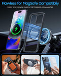 KissCall Magnetic Ring Stand Case for iPhone 16 Pro Max Translucent Matte by Deal US
