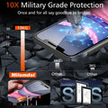 Milomdoi iPhone 11 Screen & Camera Protector 4 Pack, Tempered Glass by Deal US
