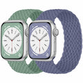 Rubinom Braided Solo Loop Nylon Strap for Apple Watch 38-49mm Stretchy Elastic by Deal US