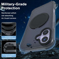 FUGTBLESS iPhone 16 Case 6.1" Translucent Magnetic O-Ring 360° Stand by Deal US
