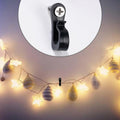 Q Hanger 36Pcs Outdoor String Light Hooks Black Weatherproof Screw-in by Deal US
