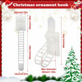 Ziolam 30 PCS Christmas Garland Hangers Adhesive Straps Reusable Stretchable by Deal US