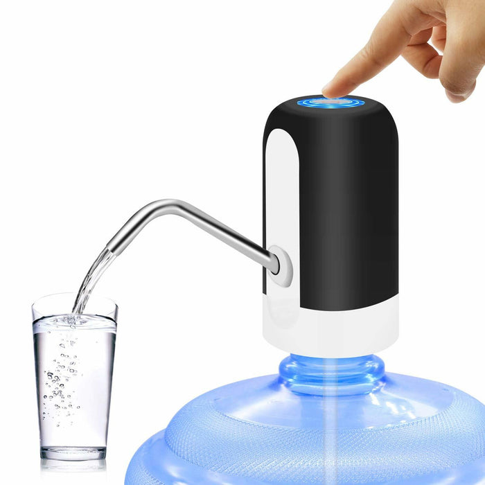 MJIYA 5 Gallon Automatic Water Dispenser USB Charging Switch Black by Deal US