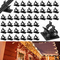 Barydat Cable Clips Black 50pcs Self Adhesive Wire Organizer 1.46x0.72in by Deal US