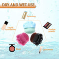 3 Pack Sunscreen Applicator Brushes for Kids with Protective Caps - New by Deal US