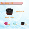 3 Pack Sunscreen Applicator Brushes for Kids with Protective Caps - New by Deal US