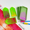 KTCLCATF 7PCS Diamond Art Tools Kit Green - Diamond Trays & Glue Accessory by Deal US
