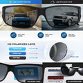 Tnnaiko Aviator Polarized Sunglasses for Men - UV Protection, Stylish by Deal US