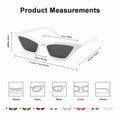 FEISEDY B2291 Cat Eye Sunglasses Women Vintage Small Square Shade Eyewear by Deal US
