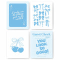 okaxscm Coastal Cowgirl Wall Art Set 4x 8x10 Unframed Posters Dorm Decor by Deal US