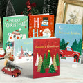 STYPOP Boxed Christmas Cards 24-Pack 4x6" Blank Inside Assorted Designs by Deal US