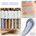 evpct 10# Silver Grey Liquid Glitter Eyeshadow Stick Waterproof Long Lasting by Deal US