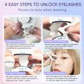 Reusable Magnetic False Eyelashes G13 Dual 3D Black - No Glue Needed Kit by Deal US