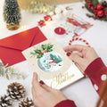 STYPOP Boxed Christmas Cards 24-Pack 4x6" Blank Inside Assorted Designs by Deal US