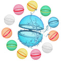 Reusable Silicone Water Balloons 6PCS Latex-Free Quick Fill Self Sealing by Deal US