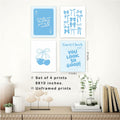 okaxscm Coastal Cowgirl Wall Art Set 4x 8x10 Unframed Posters Dorm Decor by Deal US