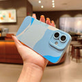 YKCZL iPhone 16 Case Blue Slim Soft Shockproof Full Camera Protection by Deal US
