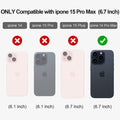 SPOBIT iPhone 15 Pro Max Case Floral Retro Oil Painting TPU Shockproof Cover by Deal US