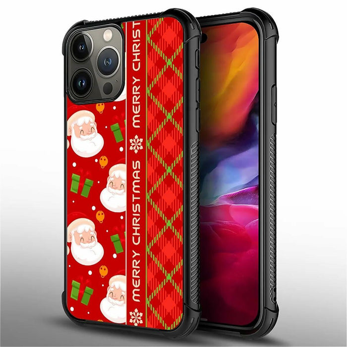 ZHEGAILIAN iPhone 15 Pro Max Case Military-Grade Shockproof Santa Claus by Deal US