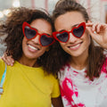 Red Heart Sunglasses Women Heart Shaped Fun Costume Accessories Party by Deal US