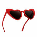 Red Heart Sunglasses Women Heart Shaped Fun Costume Accessories Party by Deal US