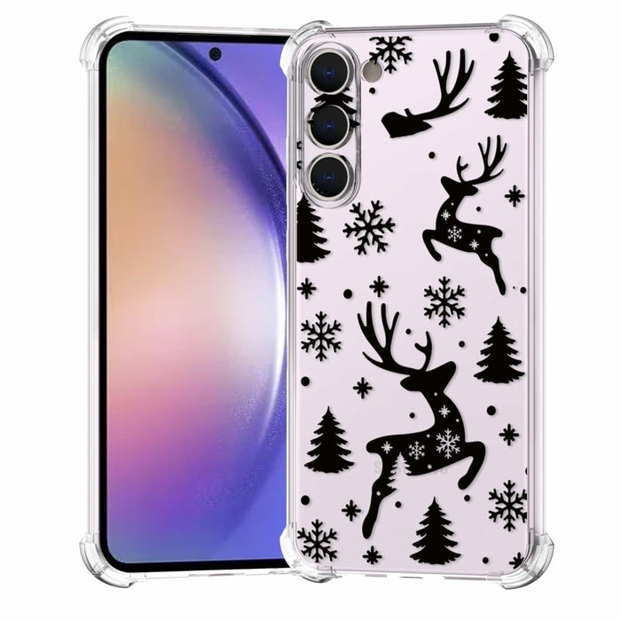 BEIMEITU Samsung Galaxy S23 Clear Case Xmas Tree Deer Soft Flexible Cover by Deal US