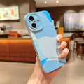 YKCZL iPhone 16 Case Blue Slim Soft Shockproof Full Camera Protection by Deal US