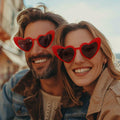 Red Heart Sunglasses Women Heart Shaped Fun Costume Accessories Party by Deal US