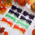 Photect 12 Pair Heart Sunglasses Gradient Green Yellow Purple Trendy Bulk by Deal US