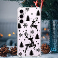 BEIMEITU Samsung Galaxy S23 Clear Case Xmas Tree Deer Soft Flexible Cover by Deal US