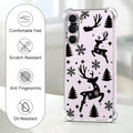 BEIMEITU Samsung Galaxy S23 Clear Case Xmas Tree Deer Soft Flexible Cover by Deal US