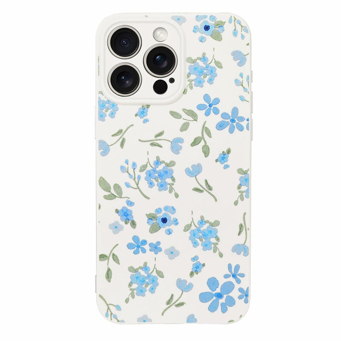 SPOBIT iPhone 15 Pro Max Case Floral Retro Oil Painting TPU Shockproof Cover by Deal US