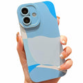 YKCZL iPhone 16 Case Blue Slim Soft Shockproof Full Camera Protection by Deal US
