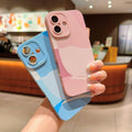 YKCZL iPhone 16 Case Blue Slim Soft Shockproof Full Camera Protection by Deal US