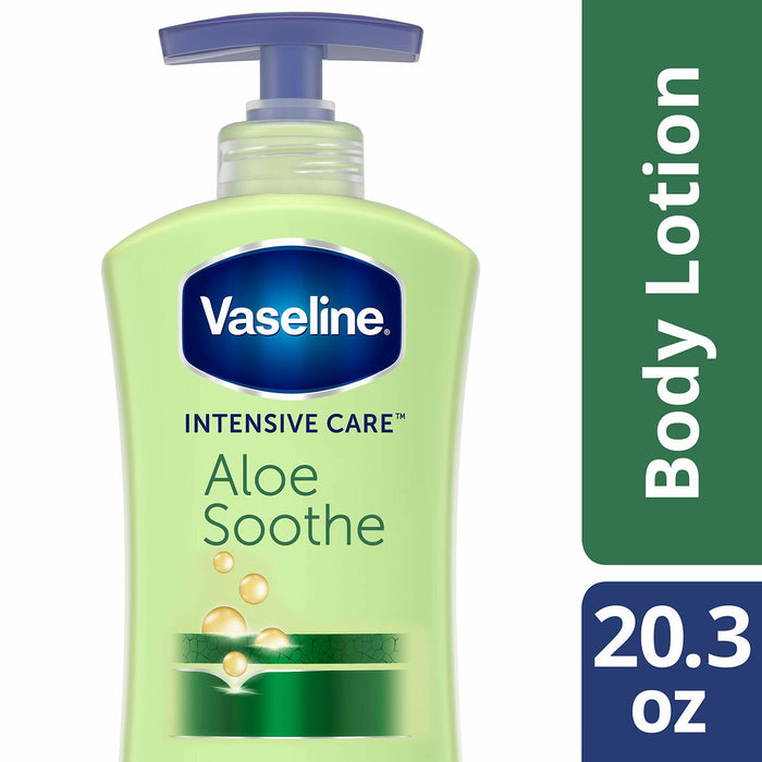 Vaseline Intensive Care Aloe Soothe Body Lotion, Soothing Hydration, 20.3 oz by Deal US