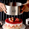 304 Stainless Steel Mousse Cake Ring 6 x 3.15 inch Mirror Finish Seamless by Deal US