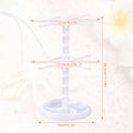 Ysmooiuy 11JJ1 White Rotating Necklace Holder Organizer Jewelry Stand by Deal US