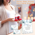 Christmas Baby Shower Game 50 Pink Truck Diaper Raffle Tickets with Sign by Deal US