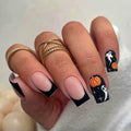 RIICFDD Cat Eyes Press On Nails 30 Pcs Short Square Acrylic Glitter False Nails by Deal US